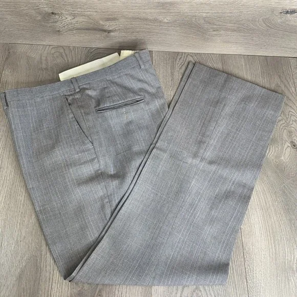 Botany 500 Joslins Mens 2 piece Suit Rose Grey w/Pinstripes See Desc for Measure - Picture 11 of 16